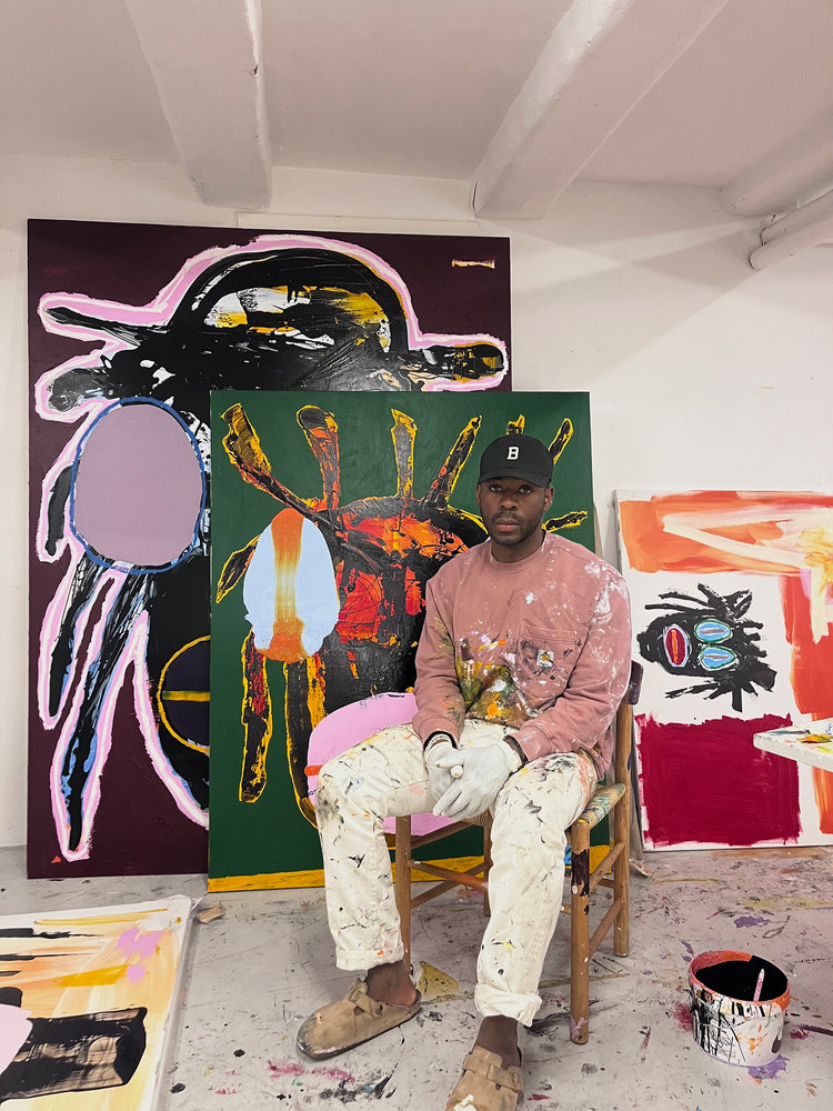 Jack Kabangu: Embracing African Heritage and Urban Vibrancy in Contemporary Art