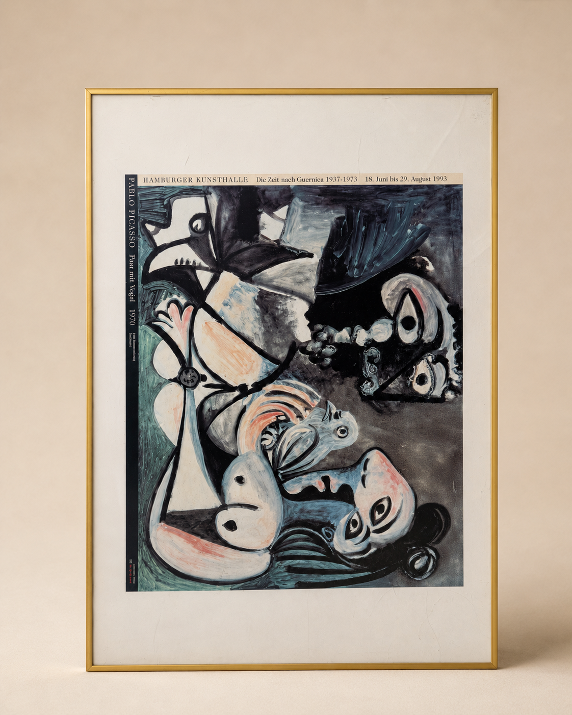 Paar mit Vogel, Pablo Picasso